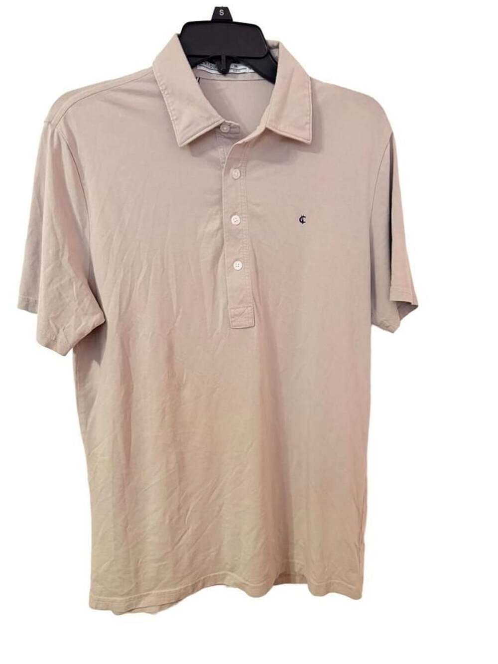 Criquet Mens Slim Fit Pima Cotton Short Sleeve Polo Shirt Size M